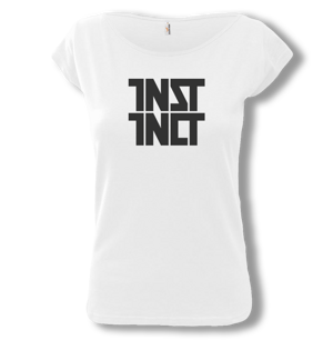 Dámske tričko biele s logom Instinct
