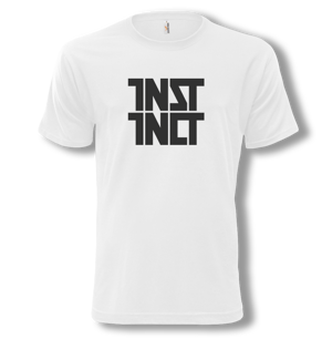Pánske tričko biele s logom Instinct